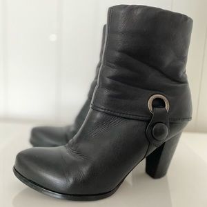 Black ankle boots